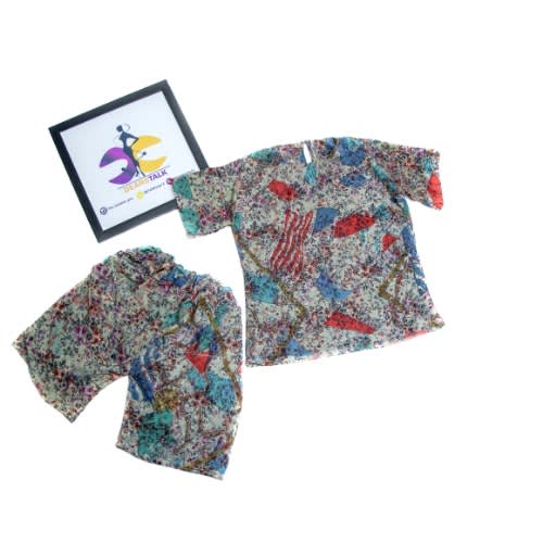 Flowery Vintage 2 Piece Set For Women