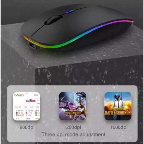 Led Gaming Rechargeable Wireless Mouse