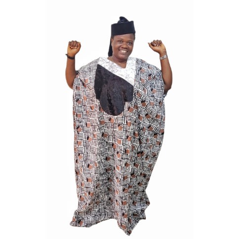 Velvet Neckine Boubou