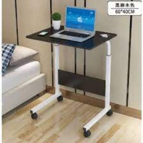 Laptop Table With Wheel- Black