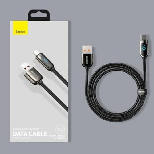 Baseus Type-c 5a Power Display Fast Charging Data Cable Usb