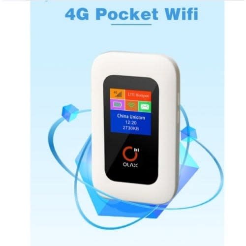 Olax 4g Lte - Mobile Wifi Router Hotspot For All Networks With Screen Display