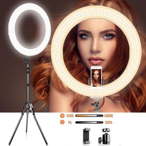 Adjustable Dimmable SMD LED Ring Light 2700-5500k Color Temperature Ring Light