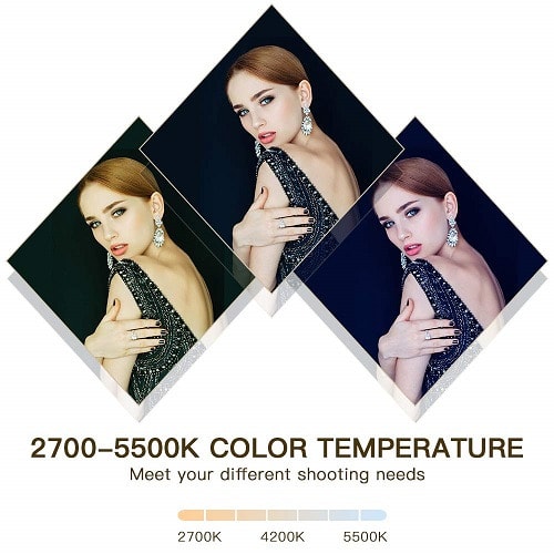 Adjustable Dimmable SMD LED Ring Light 2700-5500k Color Temperature Ring Light