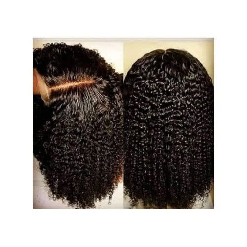 Waterwave Curly Wig With Part Closure