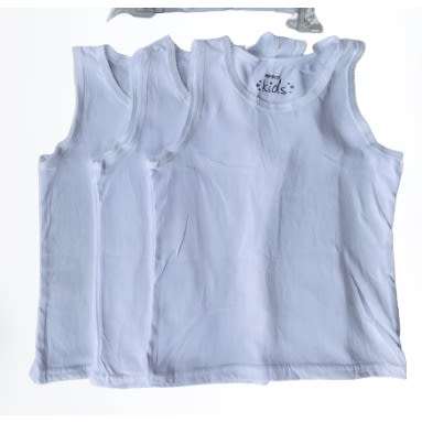 Girls School Vest - 3pcs