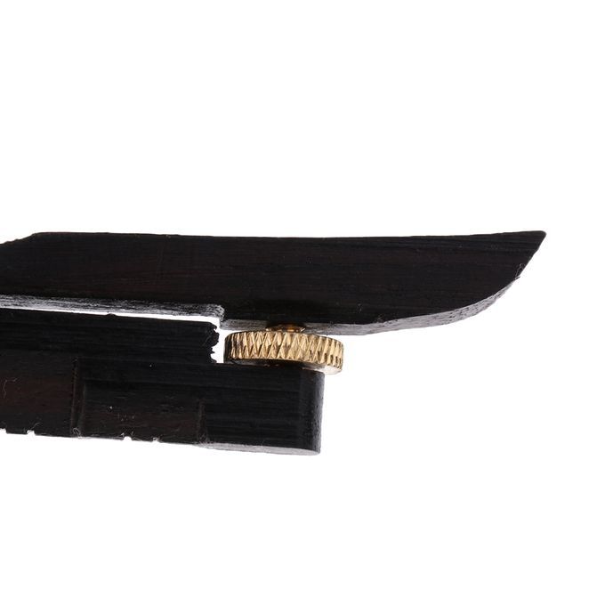 Adjustable Mandolin Bridge Black Ebony Bridge With Gold-Colored