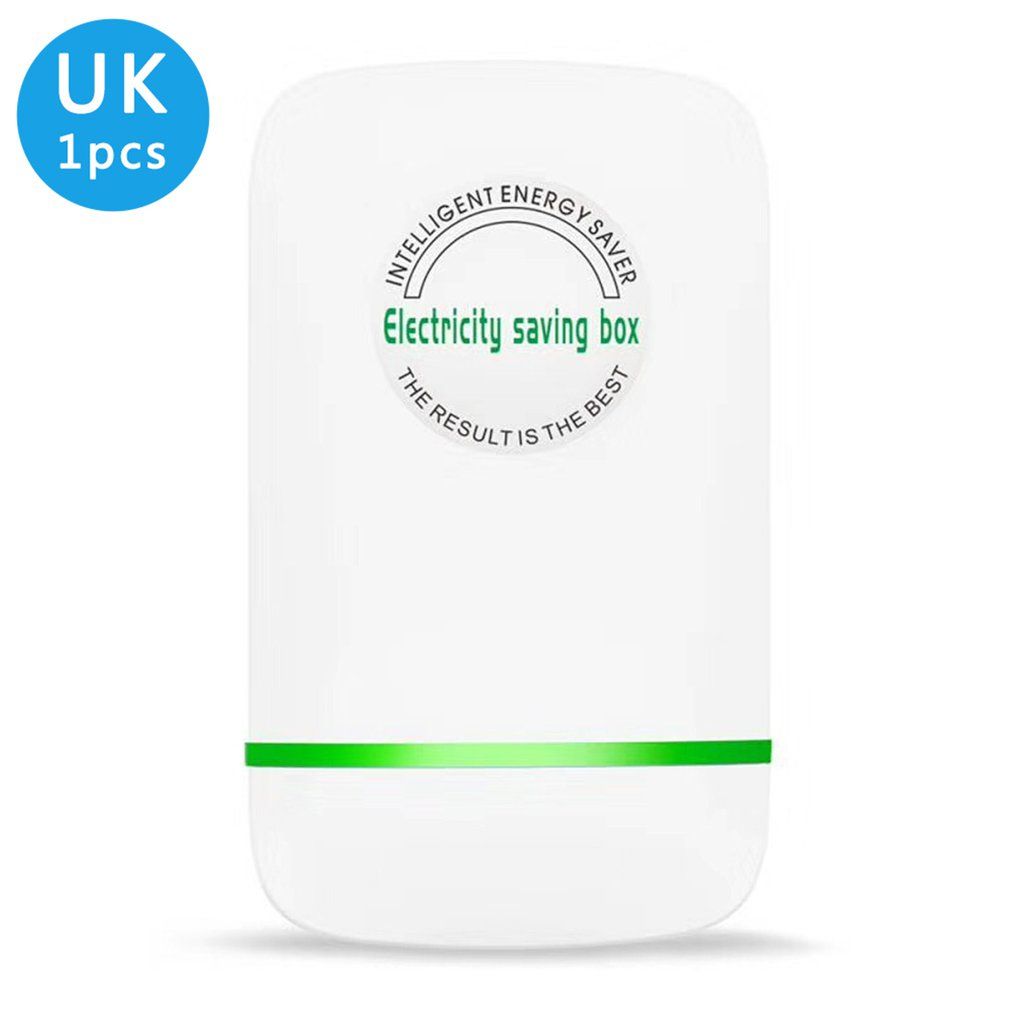 Electricity Saving Box Socket Power Factor Saver Device Household Electric Saver 90V-250V US/EU/UK/AU Adapter