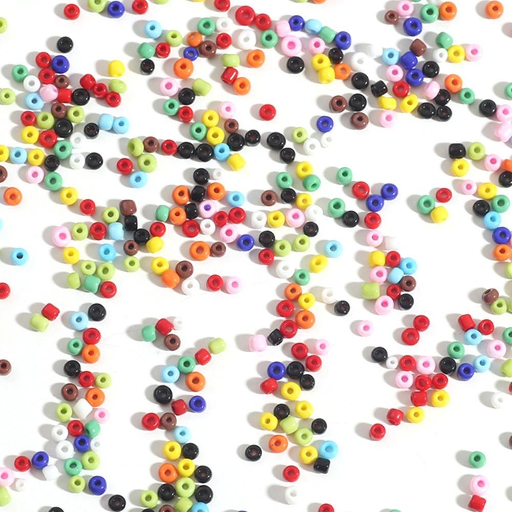 1000PCS 2mm R-ainbow DIY Multicolors Ball Beads for Crafting String Present Gift
