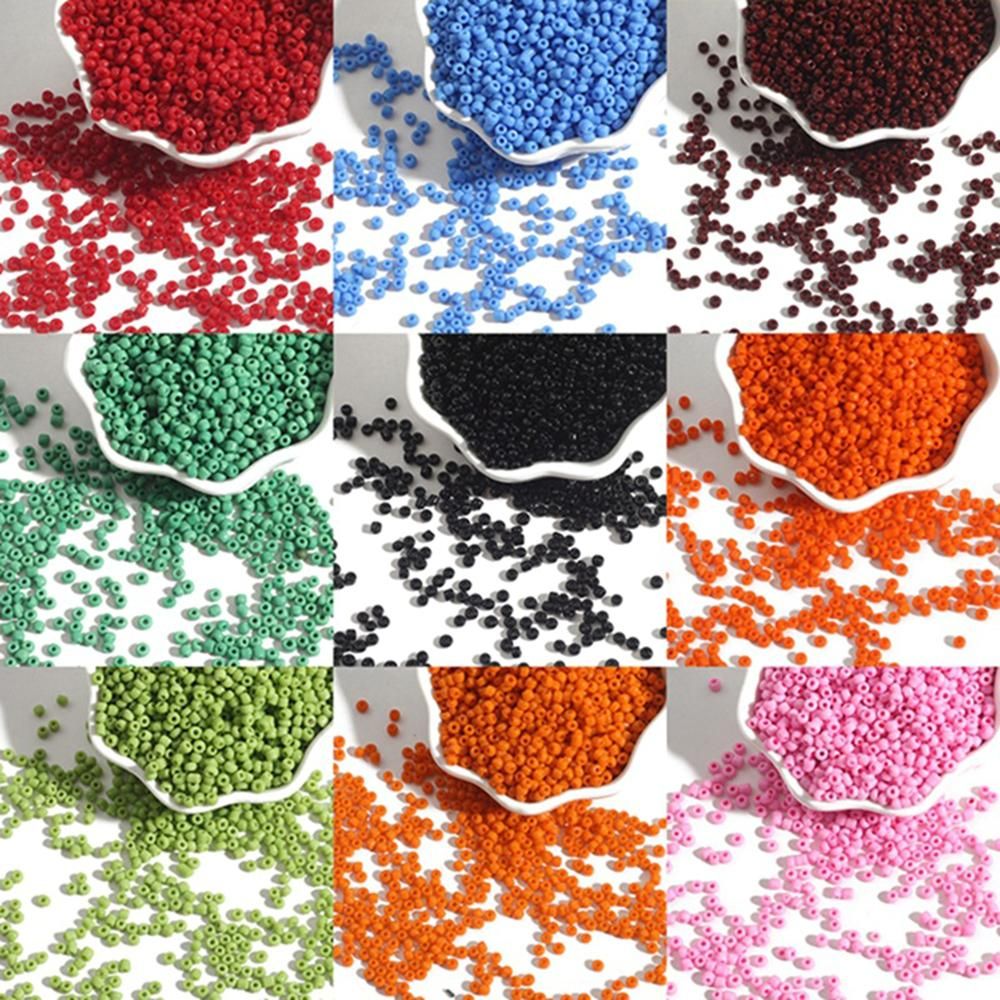 1000PCS 2mm R-ainbow DIY Multicolors Ball Beads for Crafting String Present Gift