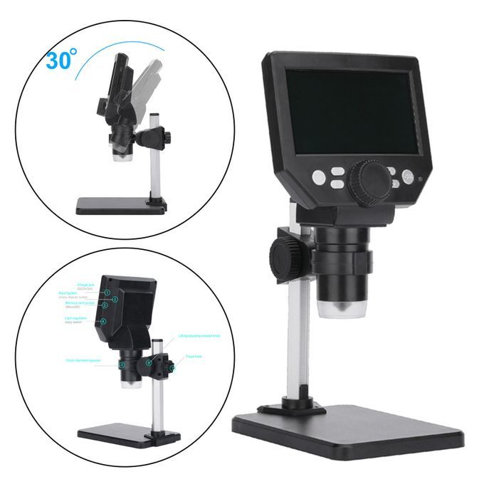 Digital Microscope 1-1200X Continuous Zooming For Aluminum Plastic