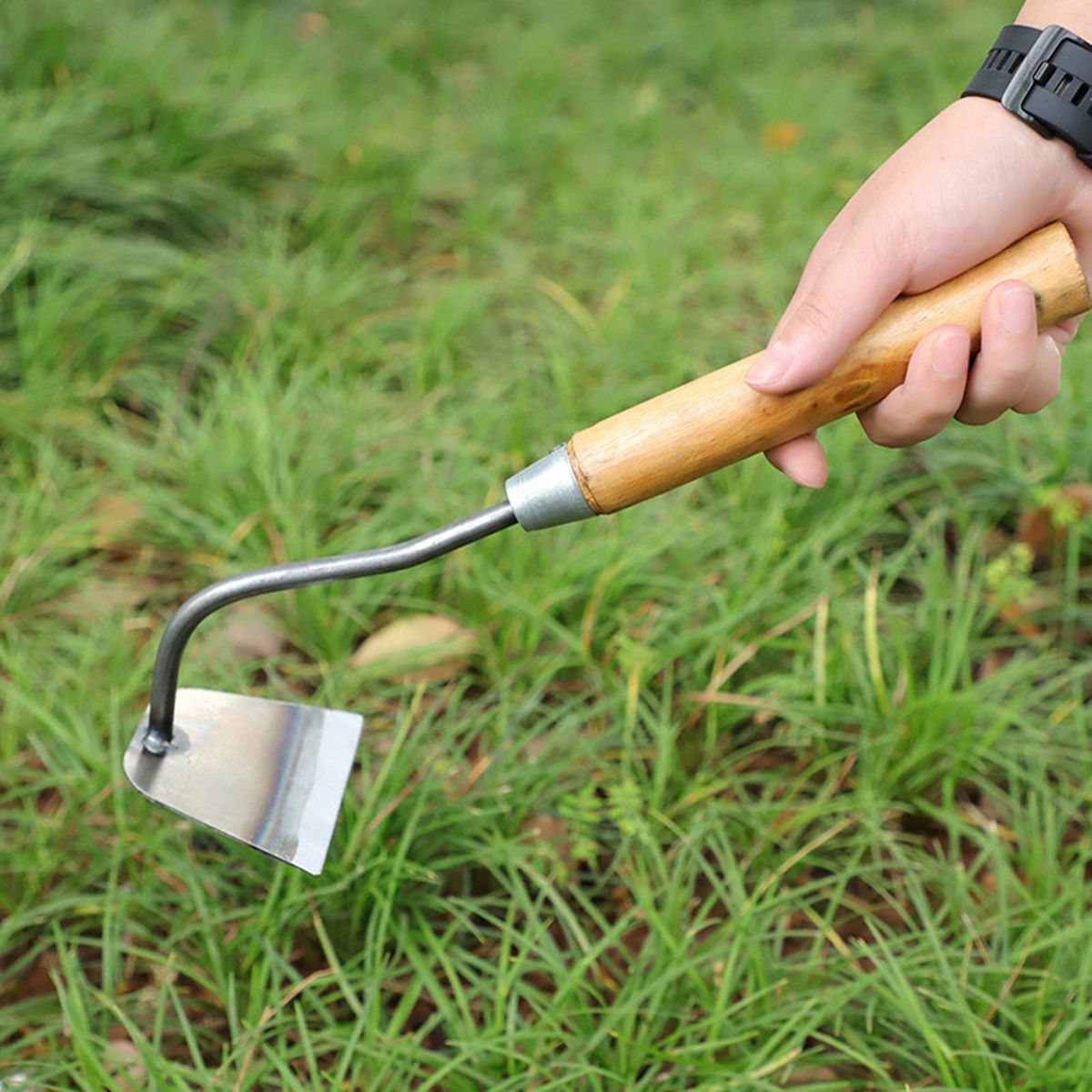 Welded Garden Hoe Weeding Yard Digging Sickle Gardening C  Trapezoid