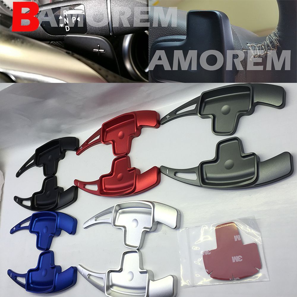 Aluminum Alloy Steering Wheel Shift Paddle Shifter For Benz