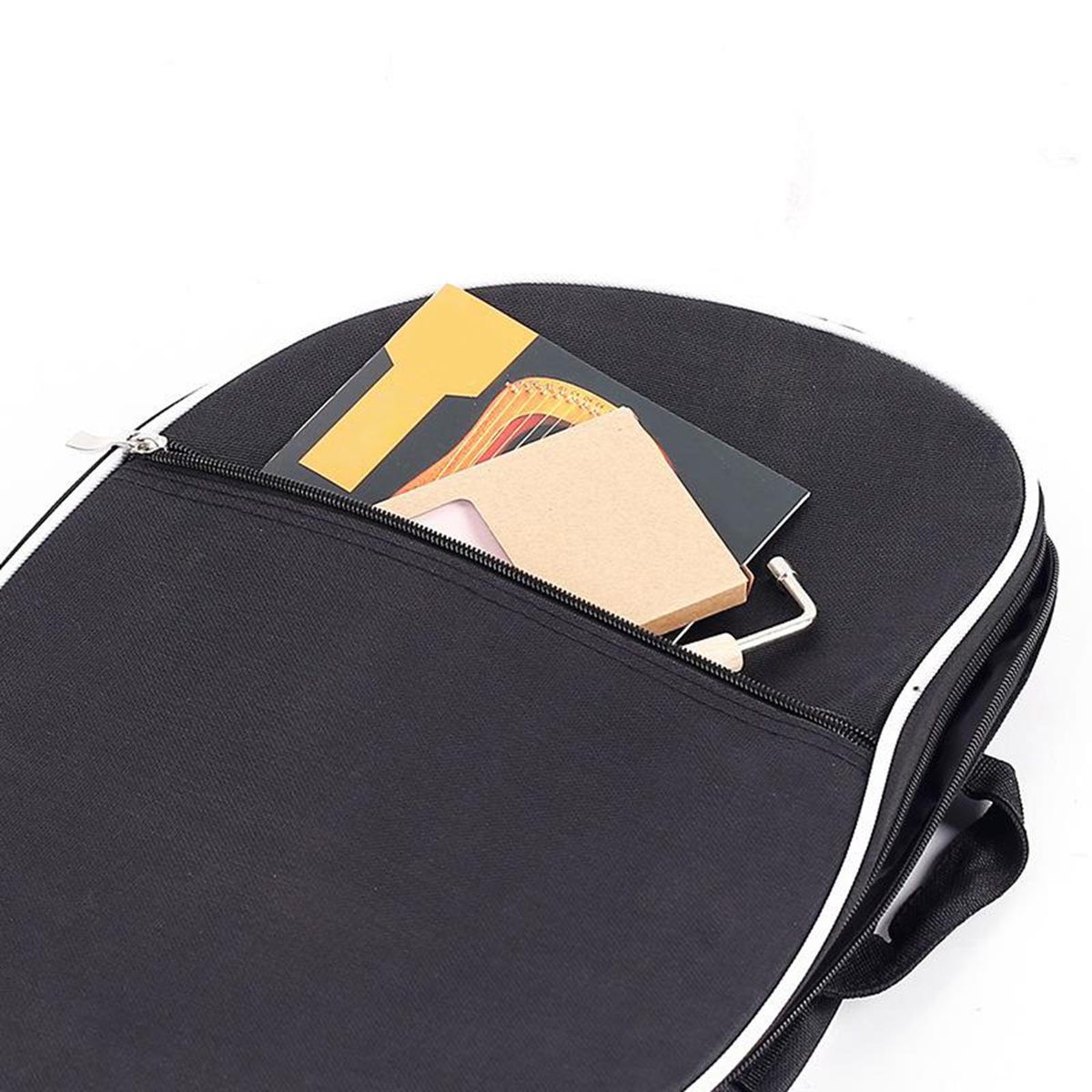 Waterproof Padded Canvas Lyre Harp Carrying Storage Bag For 10/16/19