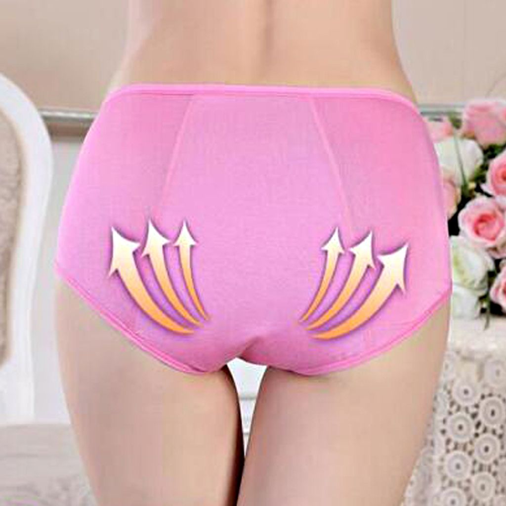 Womens Lady Menstrual Period Leakproof Briefs Seamless Panties