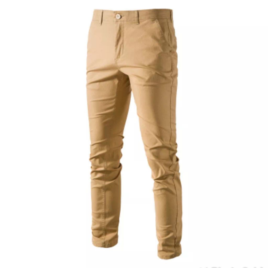 Pure Cotton Chinos Pant For Men - Carton Color