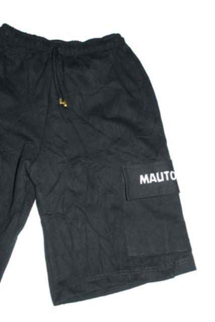 MEN'S CRESTED COMBAT/CARGO SHORTS- BLACK