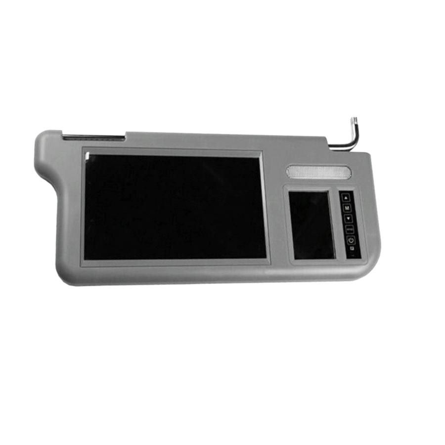 7 Inch Car Sunvisor Interior Rear View Mirror Screen Lcd Monitor DVD/VCD/AV/TV Player Rear Camera Right Sun Visor