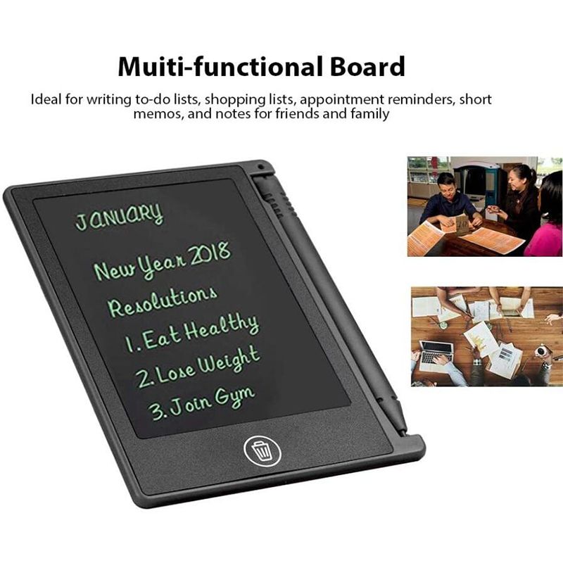 New LCD Writing Tablet 4.5 Inch Digital Drawing Electronic Handwriting Pad Message Graphics Writing Board Children Gifts