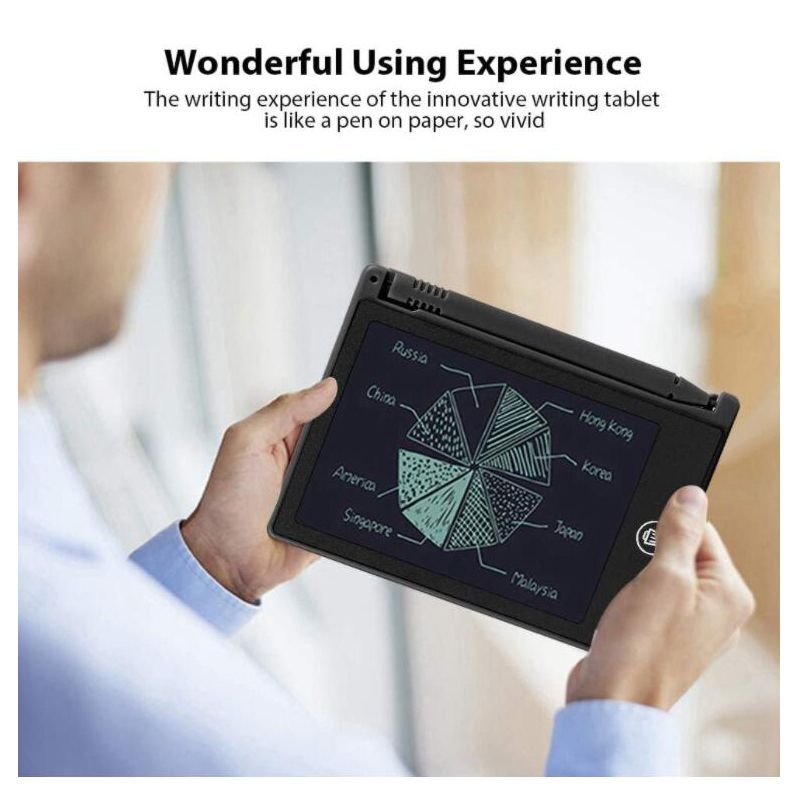 New LCD Writing Tablet 4.5 Inch Digital Drawing Electronic Handwriting Pad Message Graphics Writing Board Children Gifts