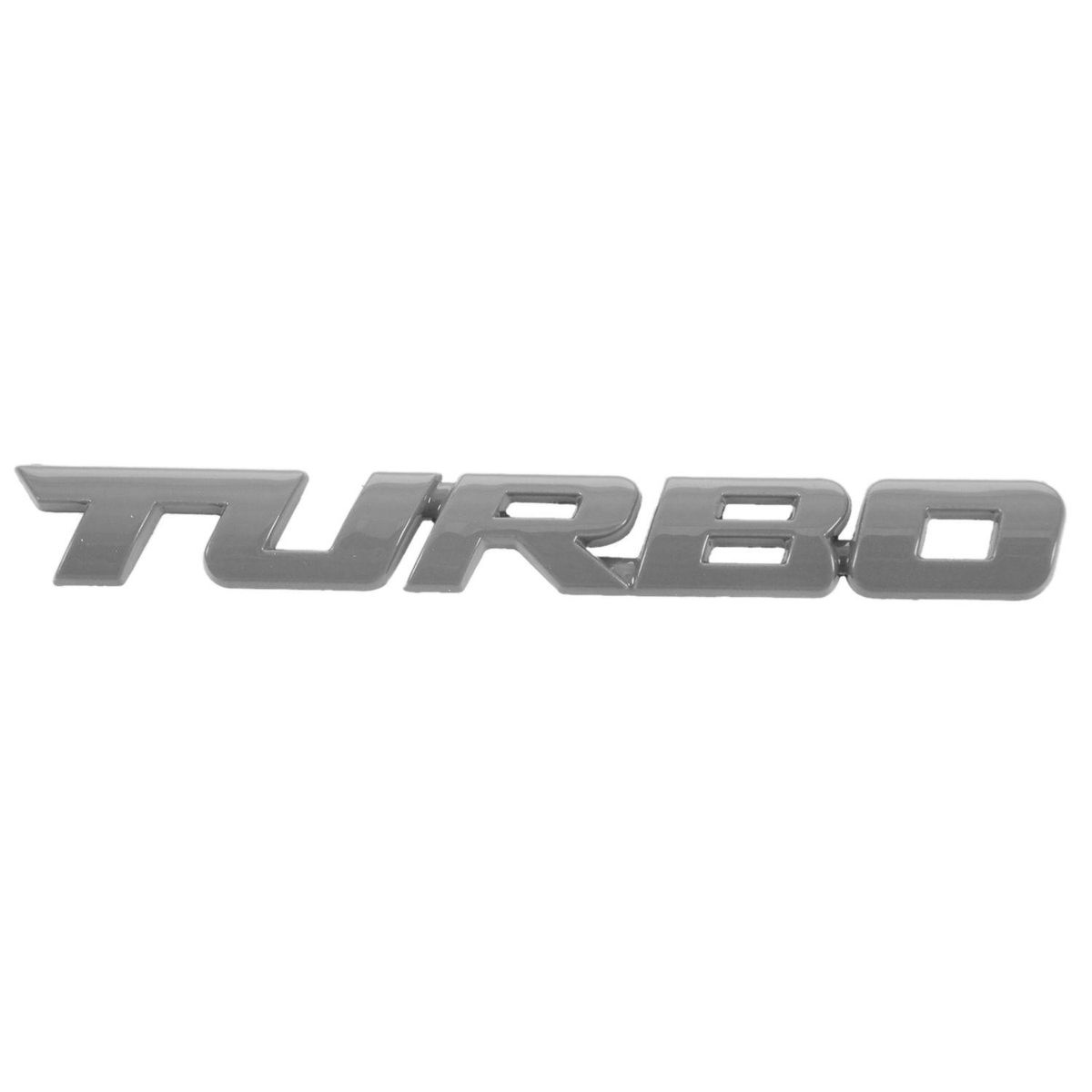 TURBO Universal Car Motorcycle Auto 3D Metal Decal Sticker,
