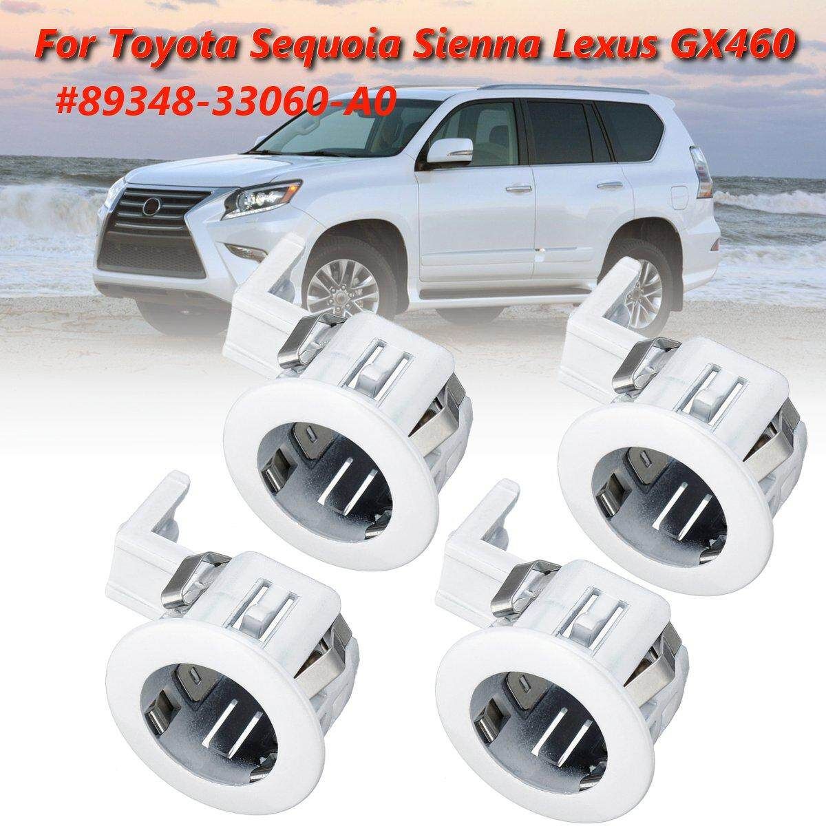 4Pcs PDC Parking Sensor Retainer For Lexus GX460 Toyota Sequoia 89348-33060-A0