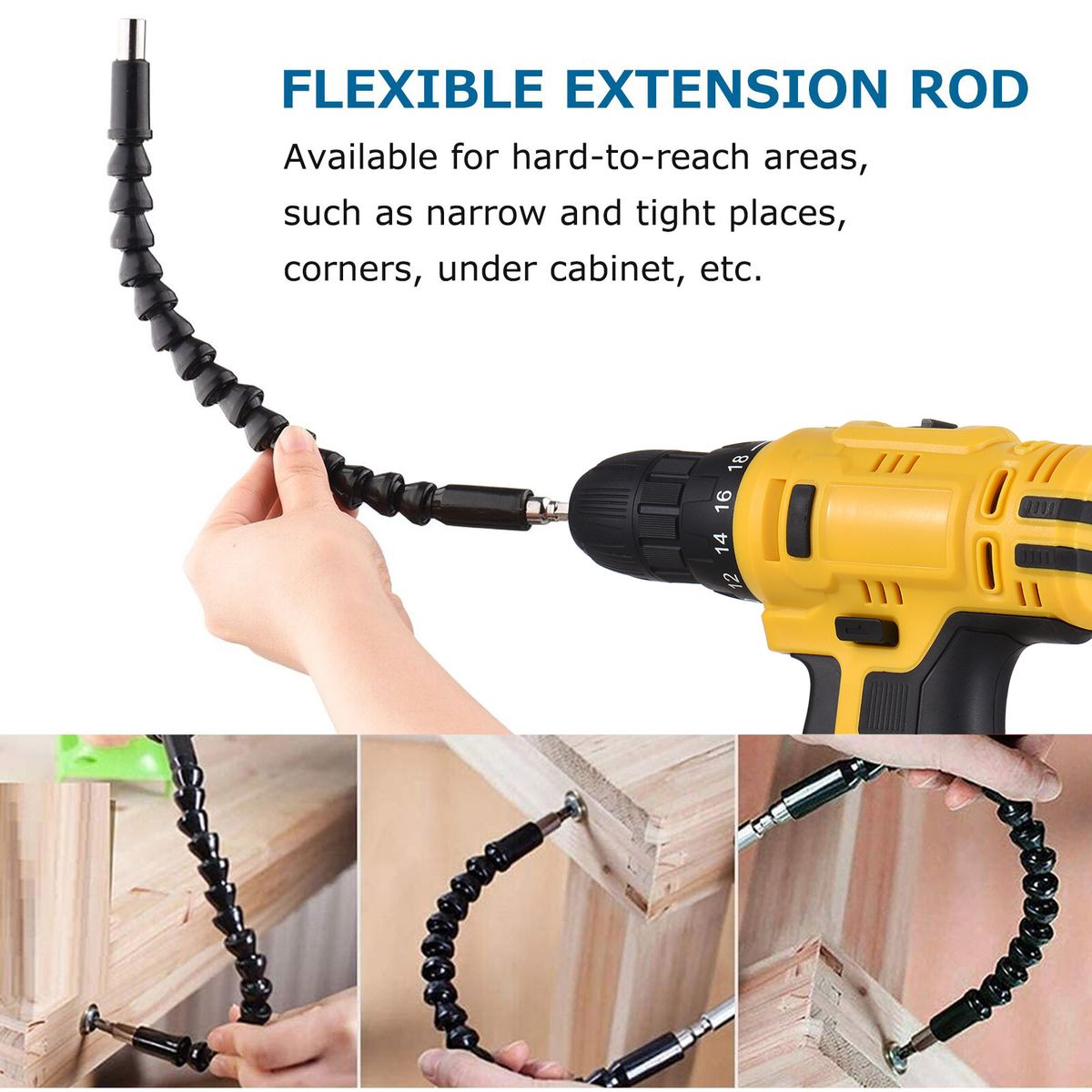 20V Portable Cordless Electric Drill 3/8 Inch Chuck Handheld