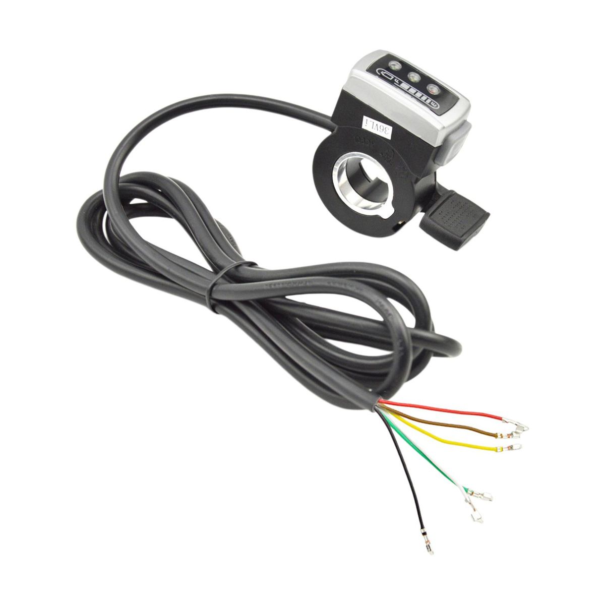 Electric E Bike Thumb Throttle With Cable 22mm Handle