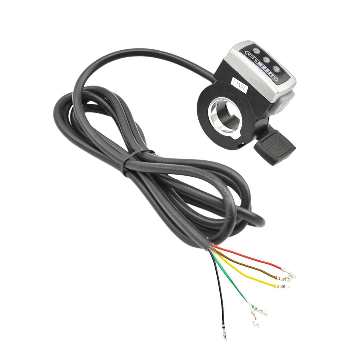 Electric E Bike Thumb Throttle With Cable 22mm Handle