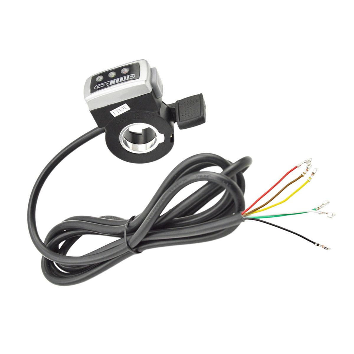 Electric E Bike Thumb Throttle With Cable 22mm Handle