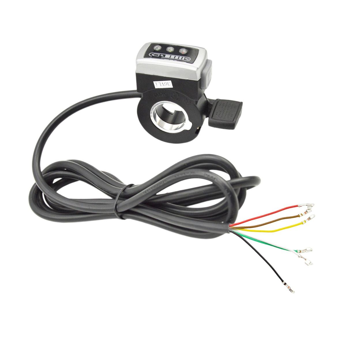 Electric E Bike Thumb Throttle With Cable 22mm Handle