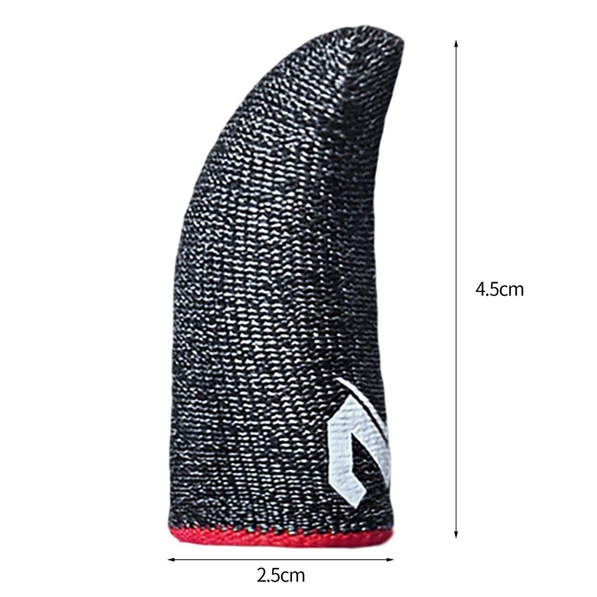 Gaming Finger Sleeve Non-slip High Sensitivity Faux-Red