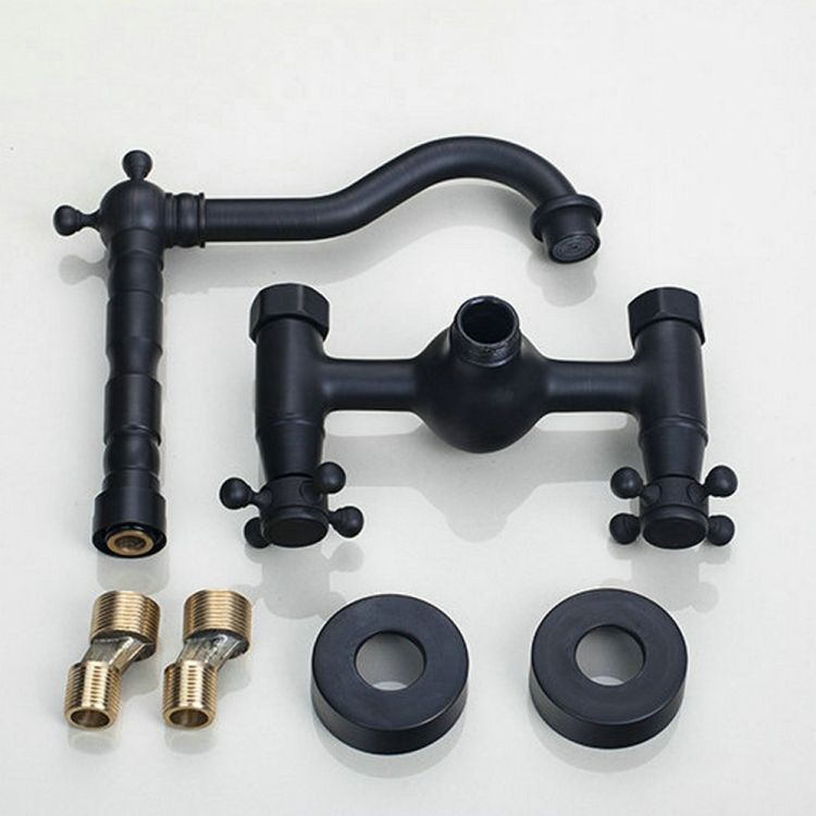Cold Hot Water Ancient Wall Faucet(
