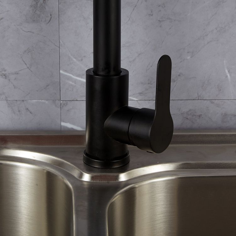 Stainless Steel Kitchen Pull-out Faucet,Spec: CLH002 Black