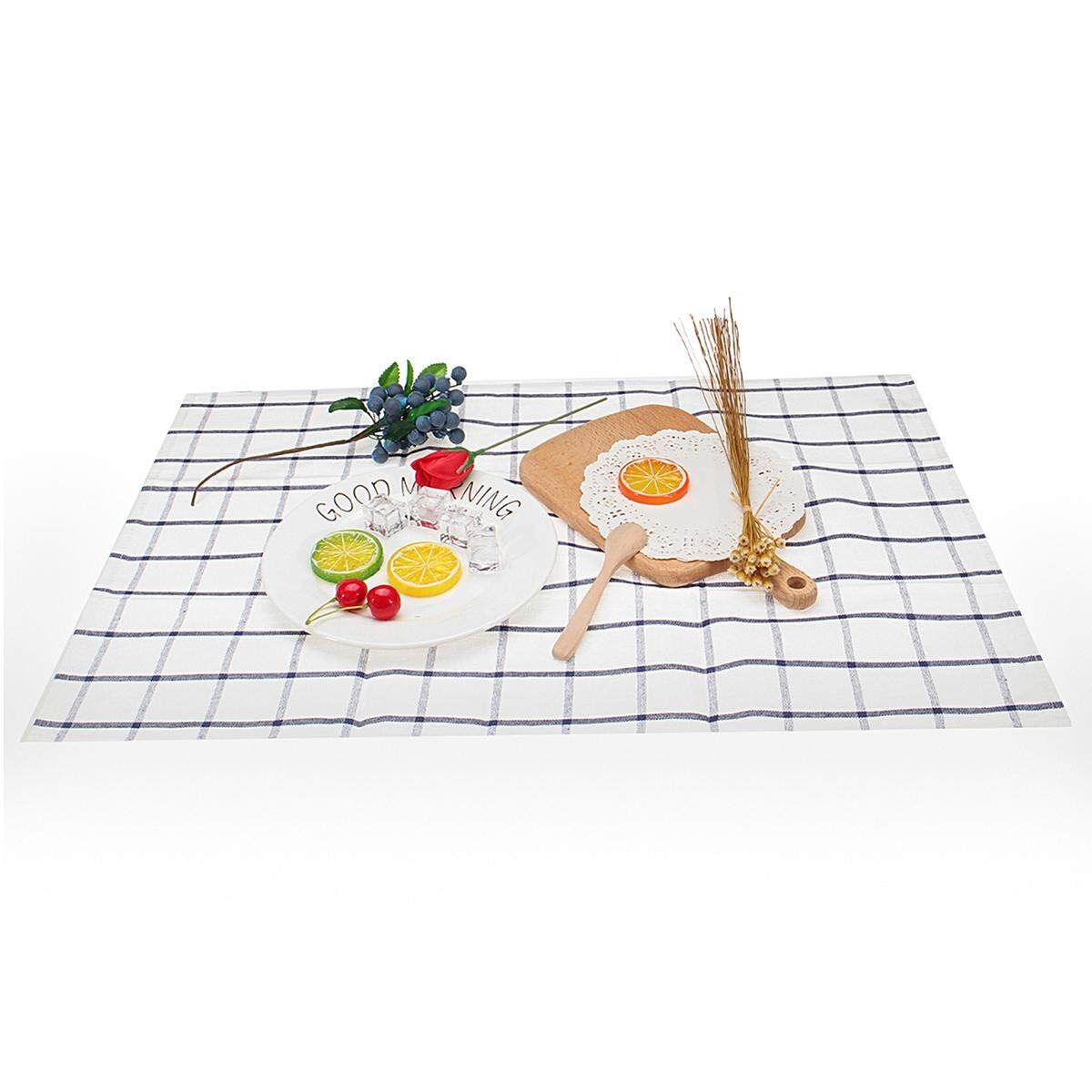 19Pcs Set Of Fresh Style Food Bread Baking Plaid Photography Background Props