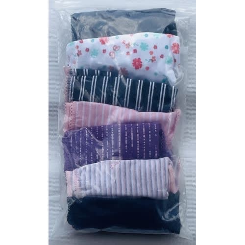 Girls Briefs- B11 -Multicolor - 7 Packs
