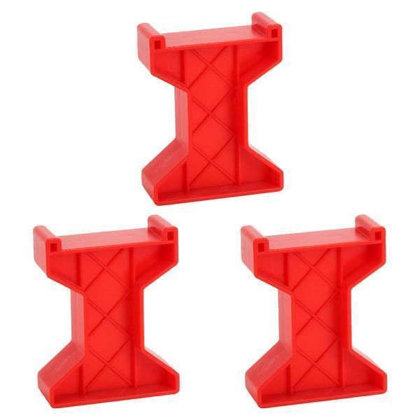 2x 3 Pieces Plastic Train Toy Bridge Support Track Railway Train Piers
