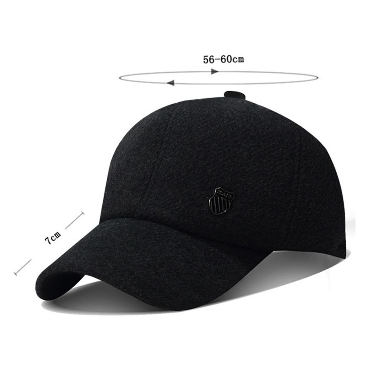 Dad Baseball Cap Arcticshield Mens Winter Baseball Cap for Fathers Black