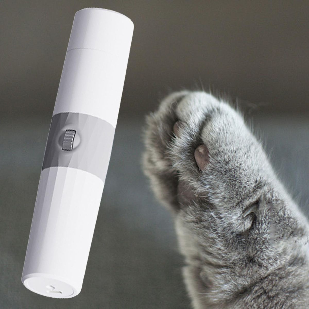 Dog Cat  Rechargeable Dog Nail Gray White