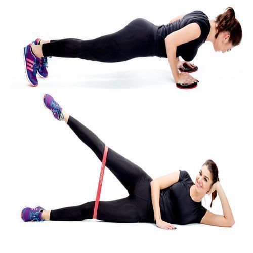 5 Pcs Elastic Sports Resistance Band Yoga Fitness Stretching