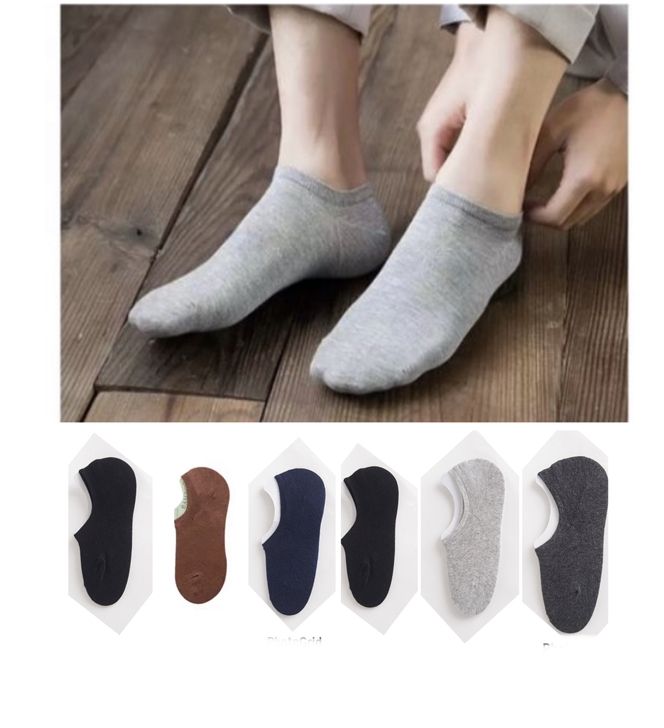 6 PAIR SNEAKERS LOAFERS FASHION INVISIBLE SOCKS
