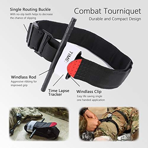 TOUROAM IFAK Molle Trauma Kit Emergency Survival First Aid K