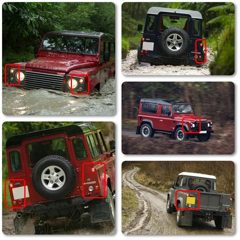 For Land Rover Defender 90/110 LED Brake Lamp Upgrade Position Side Marker Lamp