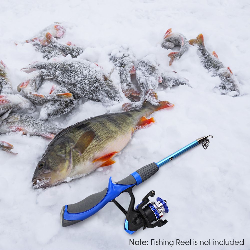 Carbon Retractable Fishing Rod  Boat Ice Fly Lure Fishing