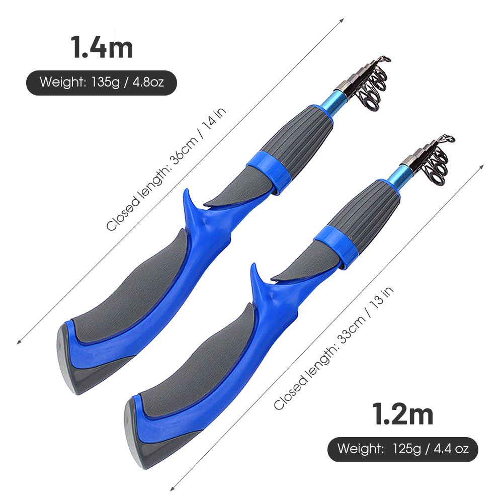 Carbon Retractable Fishing Rod  Boat Ice Fly Lure Fishing