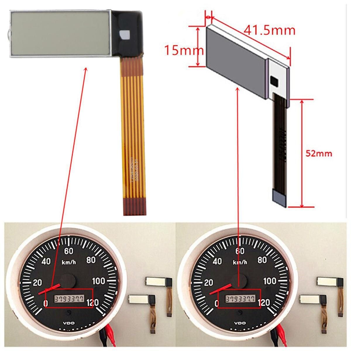 For Penta Marine Tachometer Hour Meter LCD Display &