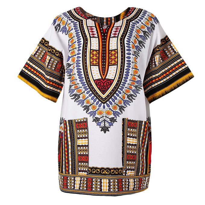 2pcs Mens Dashiki Shirt African Embroidery Print Festival Hippie