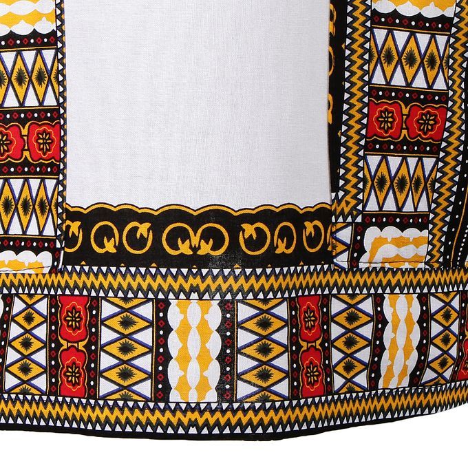 2pcs Mens Dashiki Shirt African Embroidery Print Festival Hippie