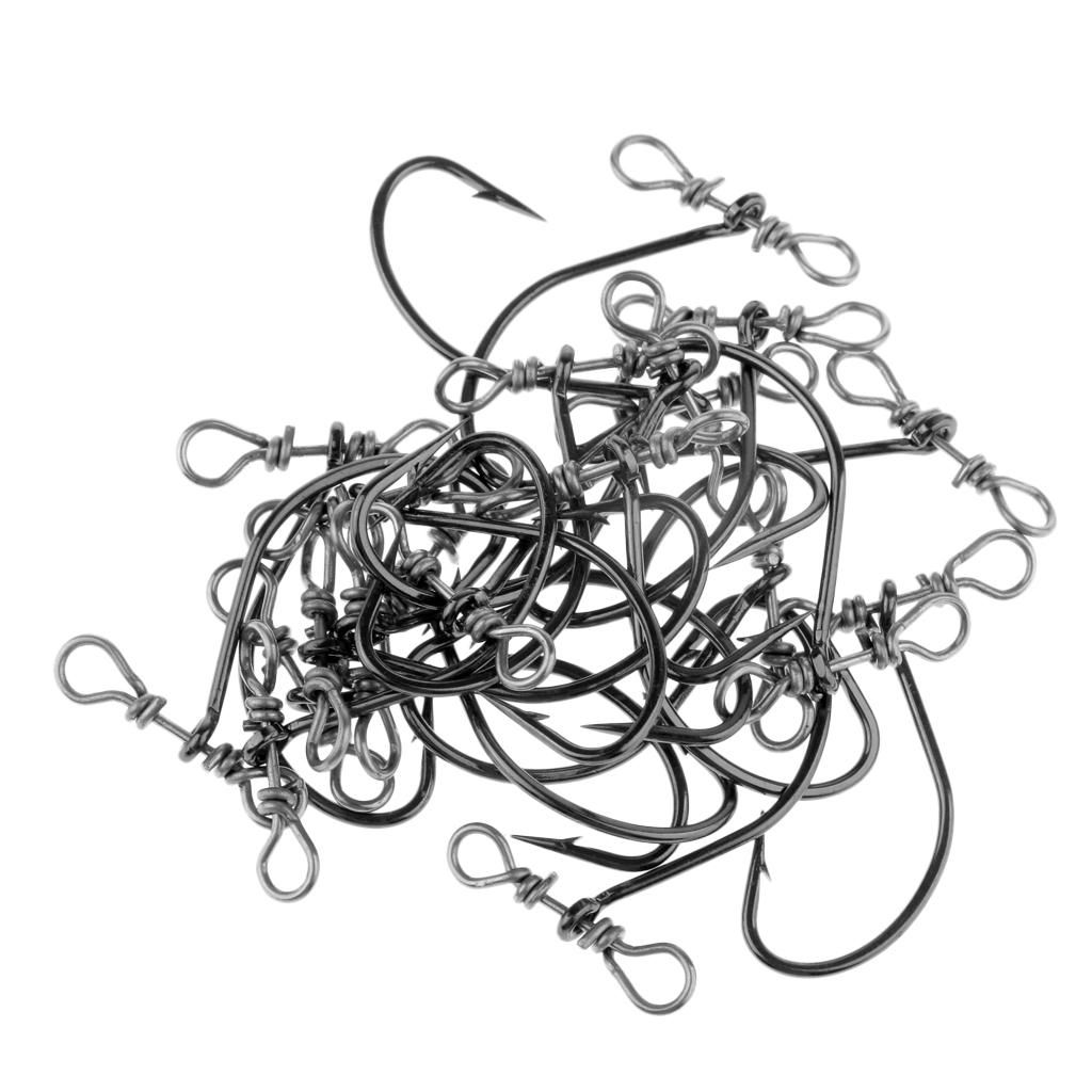 20pcs/set Carp Coarse  Acessories  Hooks Crank Hooks For