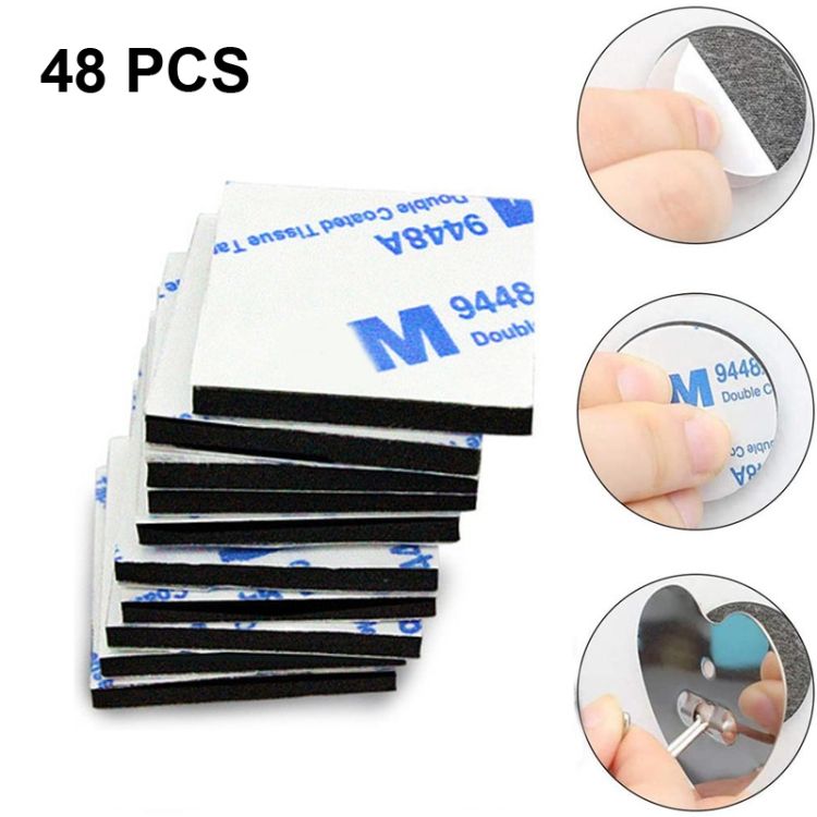 48 PCS  65x76x1.5mm EVA Foam Double-sided Adhesive